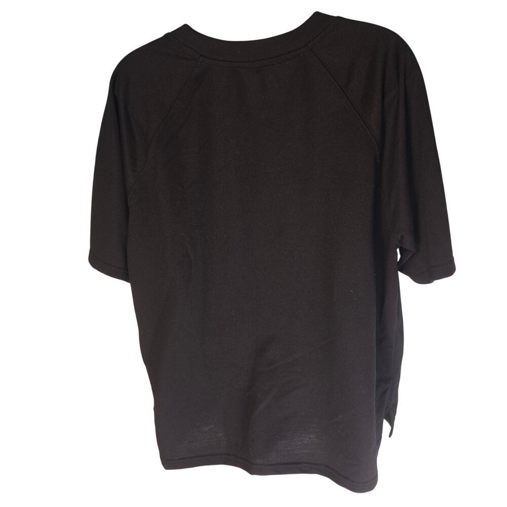 Just Be Black Raglan Short Sleeve Activewear T-Shirt Top Women's Size XL